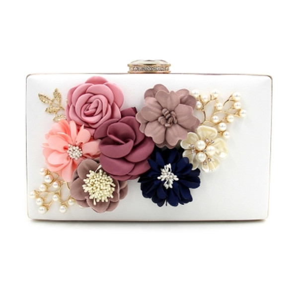 Fashion Lastest Diamante Floral Evening Clutch