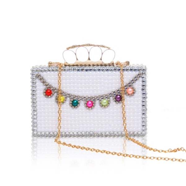 Luxury Elegant Colorful Beaded Evening Clutch