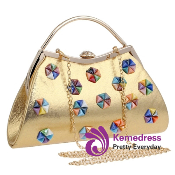 Cheap European Style Colorful Bead Design Clutch
