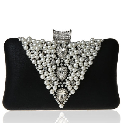 Black Color Optional Square Women's Dinner Bag