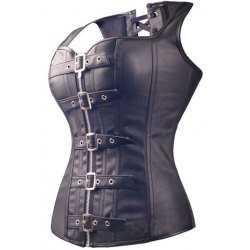 Cheap Noble Black PU Leather Pin Buckle Lace-Up