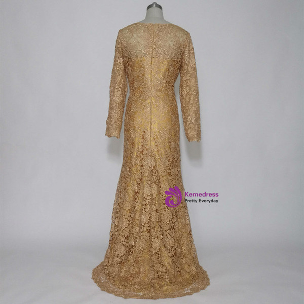 Chic Long Sleeves Mother of the Bride Dress Formal Dress