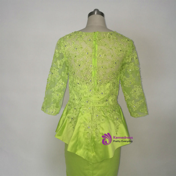 Marvelous long Mother of the Bride Dresses Peplum Formal Dresses