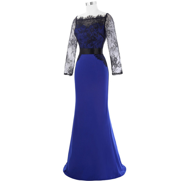 Marvelous 2017 Lace Embroidery Evening Gowns Mother of the Bride Dresses