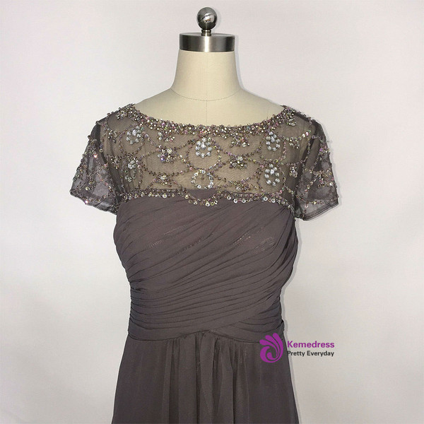 Princess Long Short Sleeves Mother of the Bride Dresses Formal Dresses