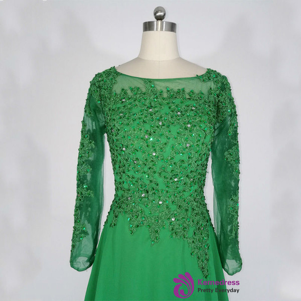 New arrivals  Long Lace Appliques Beaded Formal Dresses Mother of the Bride Dresses