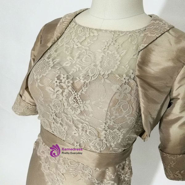 Advanced Lace Knee Length Mother of the Dresses Sheath Formal Evening Dresses