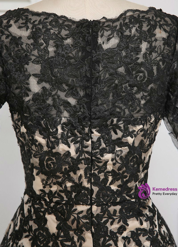 Wonderful Plus Size Black Long Sleeve Appliques Mother Of The Bride Dresses