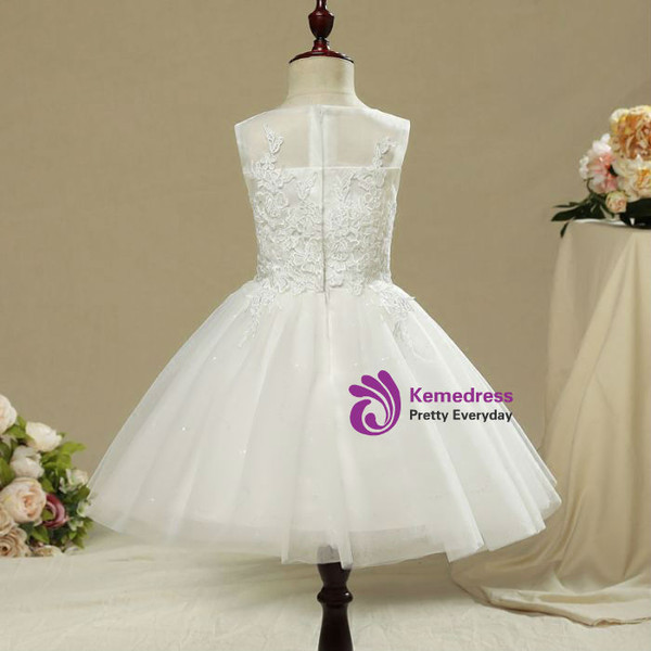 Princess Beautiful Church Wedding Party Dresses 2017 Flower Girl Dresses