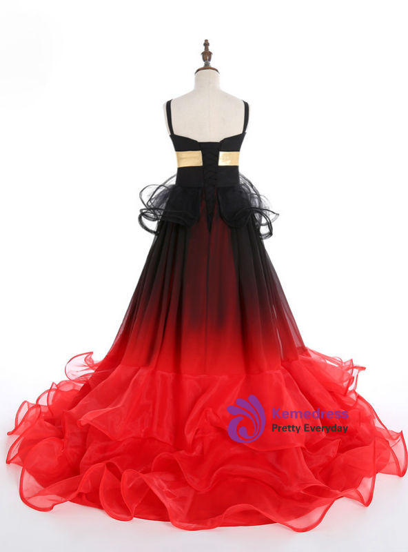 Wonderful Baby Sleeveless Gradually Color Tulle Flower Girl Dresses Ruffles