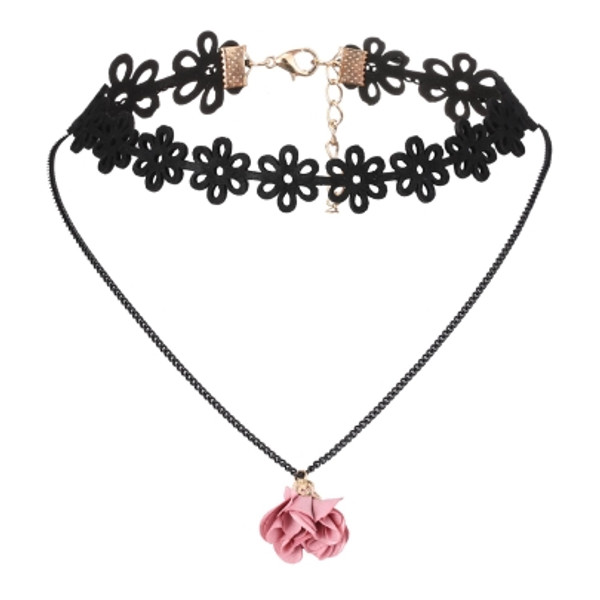 Popular Lace Floral Pendant Choker Necklace