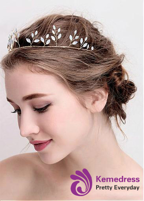 Wedding Hair Jewelry With Rhinestones In Stock Chic Alloy
