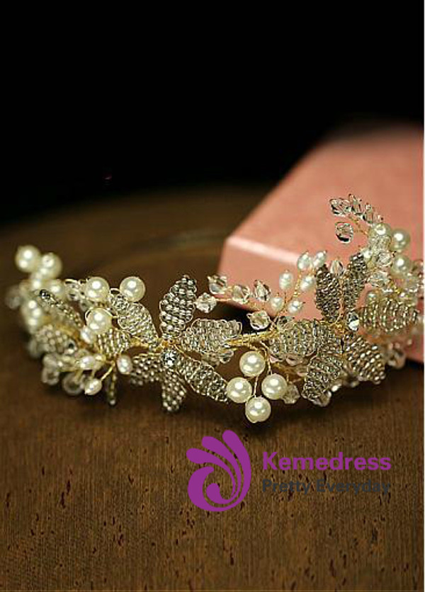 Wedding Hair Ornaments With Rhinestones In Stock Newest Alloy