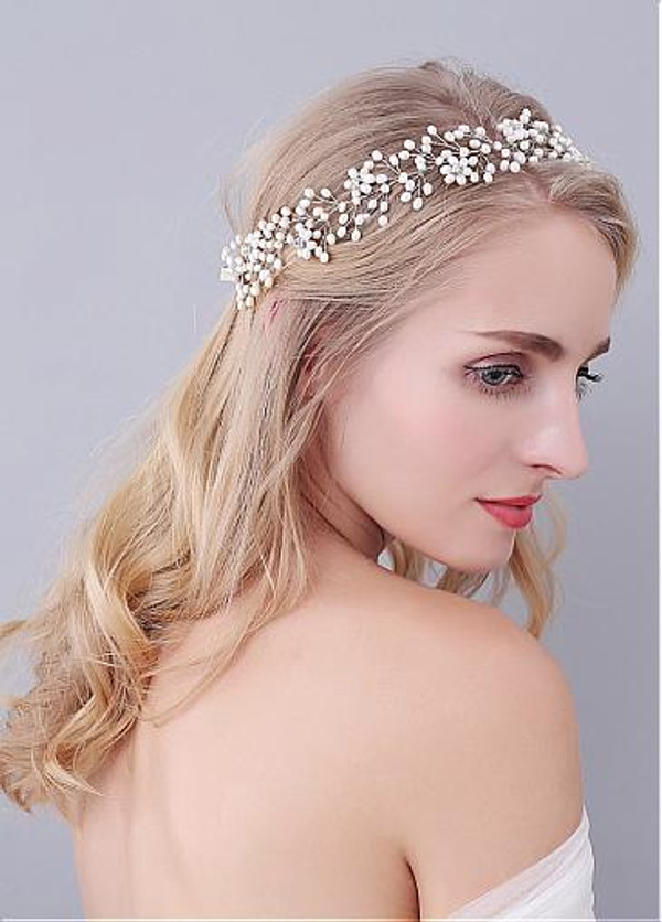 Beautiful Exquisite Wedding Hair Jewelry With Pearls