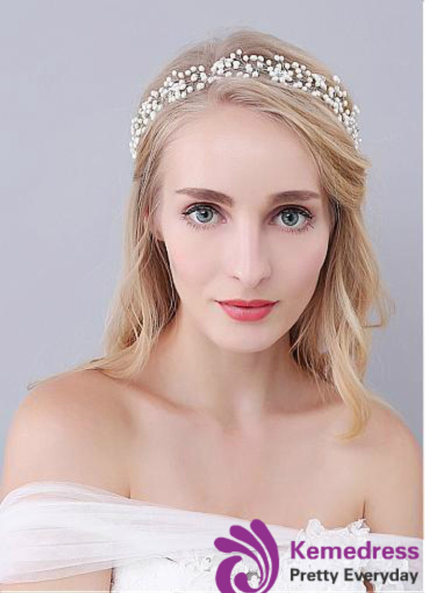 Beautiful Exquisite Wedding Hair Jewelry With Pearls