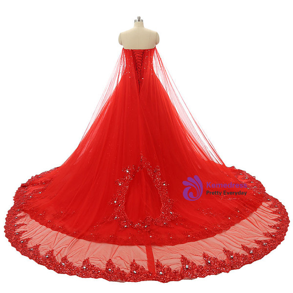 Fashion New Bandage Tube Top Crystal Lace Sweetheart Luxury Wedding Dress 2018 Bridal Dress