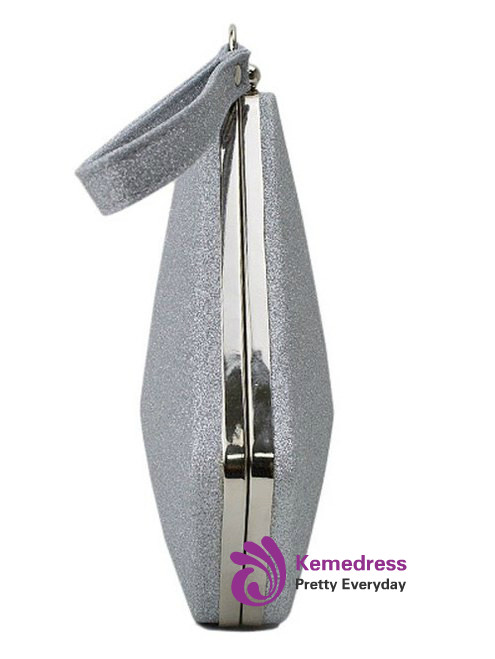 Glitter Sequin Geometric Evening Bag