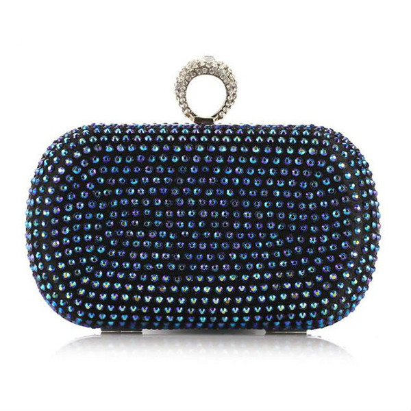 Fashion Luxurious Diamante Clutch Bag