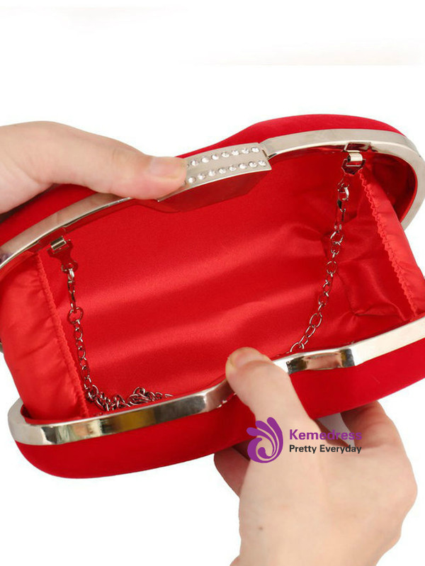 Cheap Simplicity Elliptical Plain Evening Clutch Bag