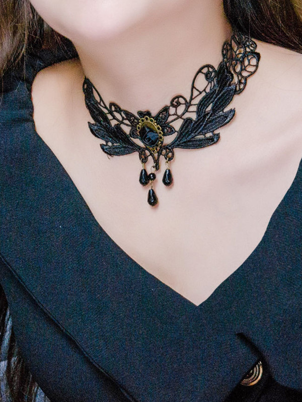 Cheap Wing Shape Lace Necklace