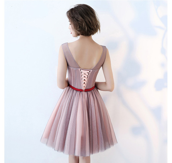 Shoulder Straps Sleeveless Ball Gown 2017 New Homecoming Dresses