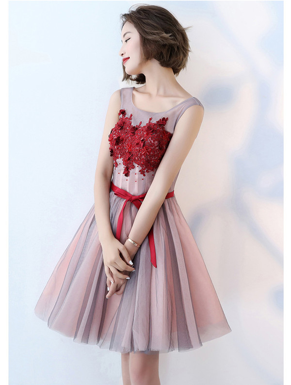 Shoulder Straps Sleeveless Ball Gown 2017 New Homecoming Dresses