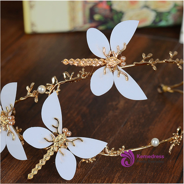 launch new Europe full copper freshwater pearl white butterfly double