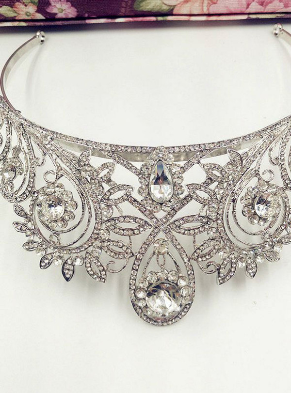 The high-end Korean dish hair princess crown crown headband