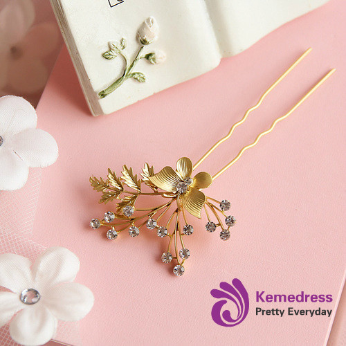 bridal hair accessories styling wedding 3pcs/lot Korean star fashion gold comb hairpins