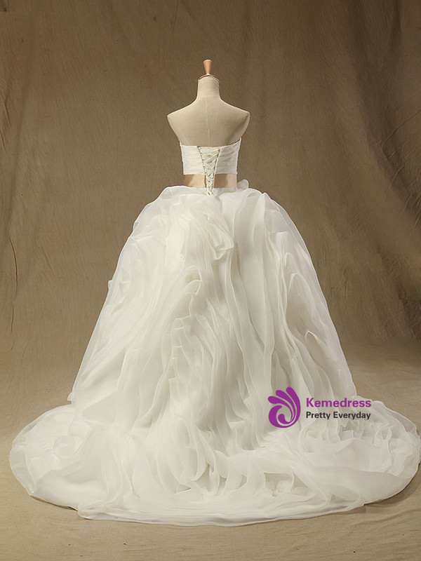 2017 Real Image Wedding Dresses Sparkle White Ball Gown