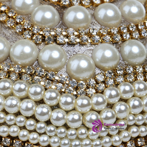 Crystal Beading Evening Bags Tassel Rhinestones Small Day Clutch