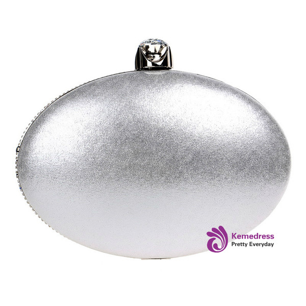 Ceramics Candy Color Women Evening Bags Egg Design Chain Shoulder