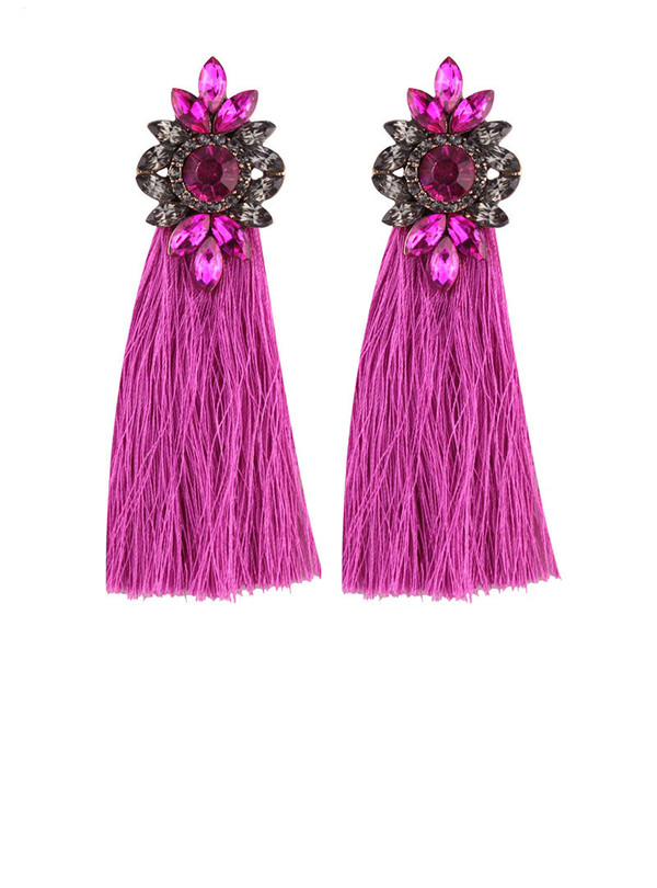 2017 New Hot Brand Fashion Women Wedding Tassel Earrings