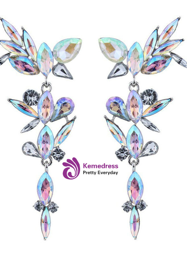 lady Luxury Big Earring Good Quality Cheap Multicolored