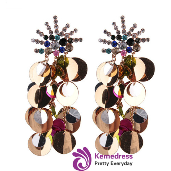 lady Special Design Bohemian Wedding Statement Earrings Jewelry