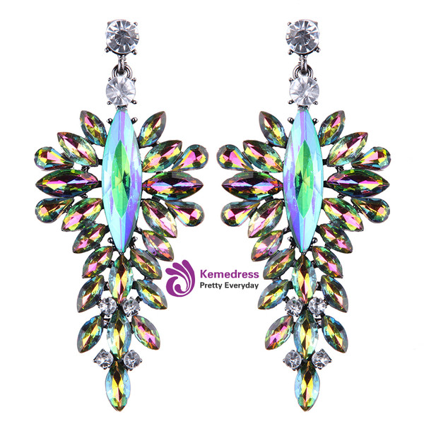 Big Brand Cheap Crystal Wedding Drop Earrings Special Design