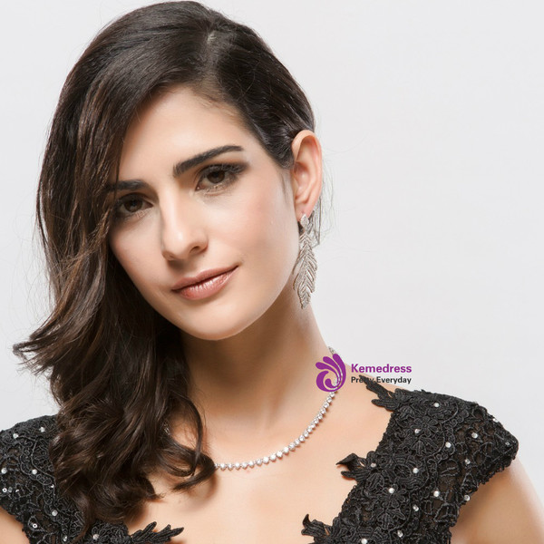 Luxury Big Heavy Feather Party Deluxe Dangle Earrings