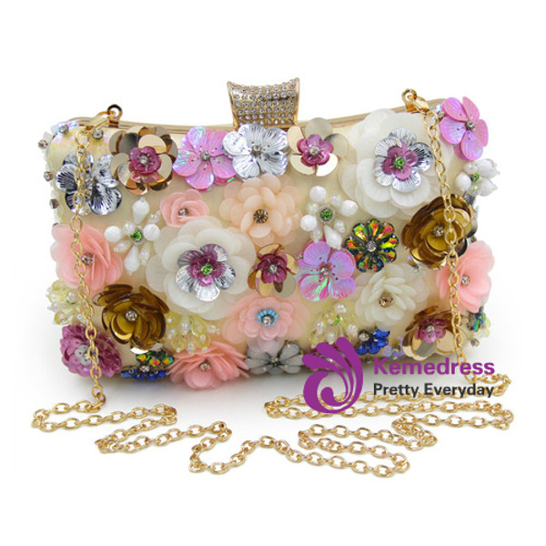 Women Evening Bags Fashion Ladies Clutch Bag Flower Clutches Female