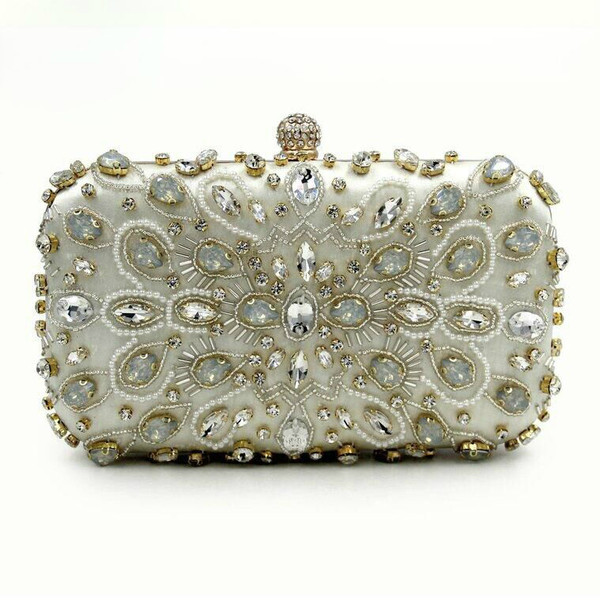 Fashion Women Luxury Clutch Purses Ladies Evening Bag Party Diamonds Party Purses