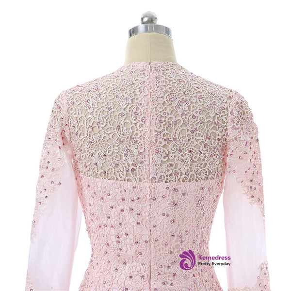 Pink 2017 Mother Of The Bride Dresses Sheath Knee Length With Jacket