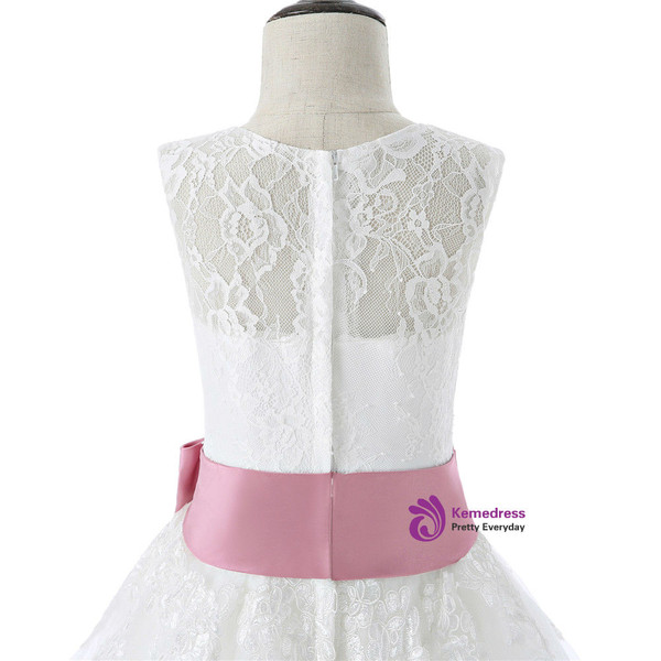 2017 Flower Girl Dresses For Weddings Ball Gown Tulle Appliques