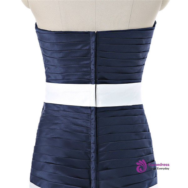 Navy Blue 2017 Mother Of The Bride Dresses Sheath Knee Length With Jacket  For Wedding