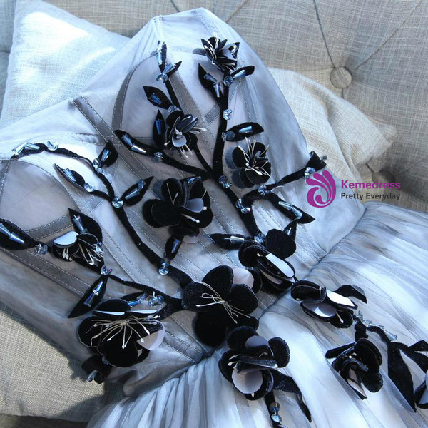 Pretty Homecoming Dress Sweetheart Short/Mini Gray Homecoming Dresses