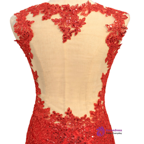 2017 Mermaid V-neck Tulle Appliques Lace See Through Sexy Long Prom Dresses