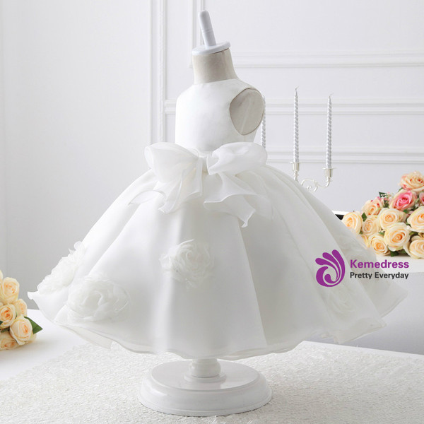 Ball Gown Organza flower girl dress for Weddings 2017