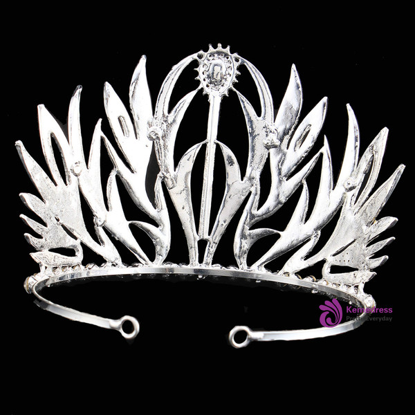 Elegant Tiara Crystal Hair Crown - Rhinestones Headband for Queen Bridal Princess
