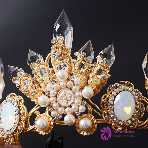 Wedding Bridal Crystal Tiara Crowns Queen Pageant Prom Rhinestone