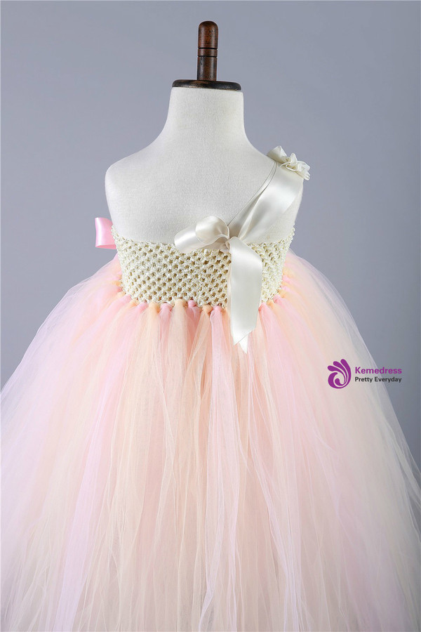 Pink Green Baby Girls Tulle Dress Children Pageant Party Wedding Birthday