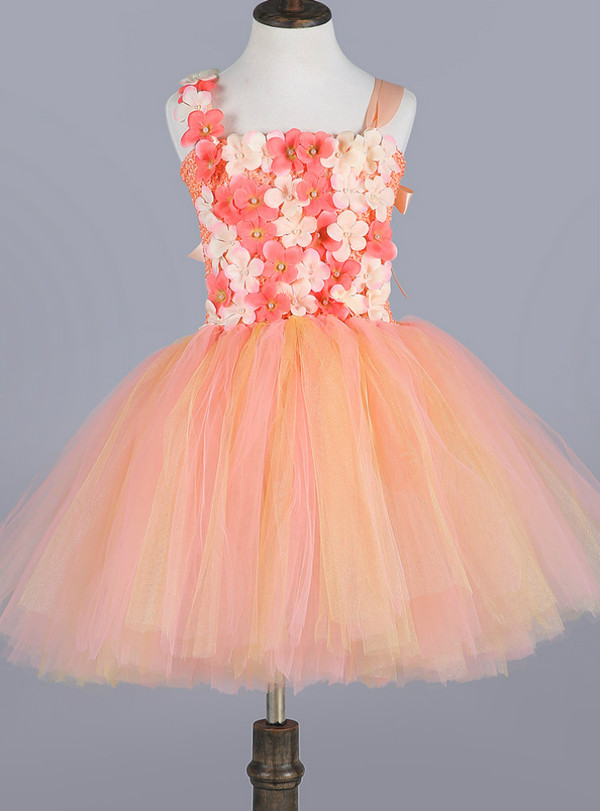 Tulle Princess Dress Kids Pageant Ball Gown Cute Baby Girl Party Birthday