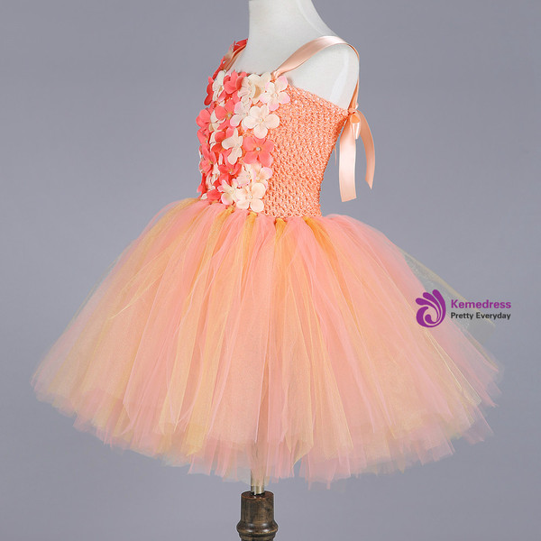 Tulle Princess Dress Kids Pageant Ball Gown Cute Baby Girl Party Birthday